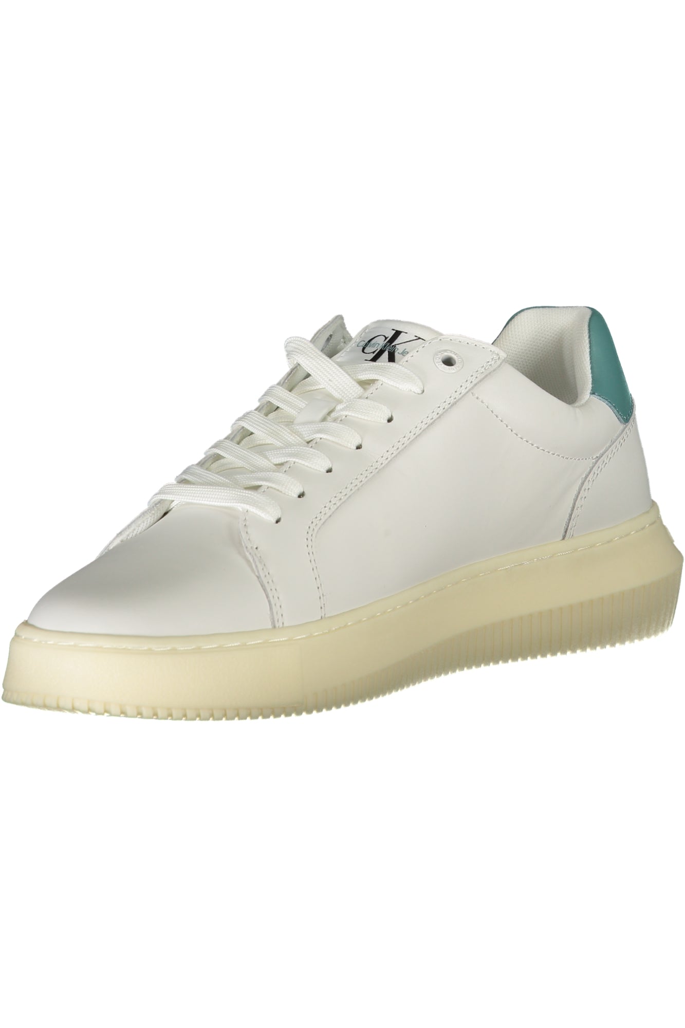 CALVIN KLEIN Herren Sneaker – Sportschuh mit Schnürsenkern Weiß