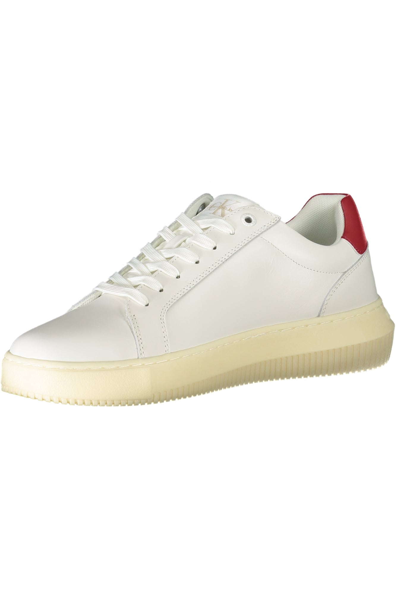 CALVIN KLEIN Herren Sneaker – Sportschuh mit Schnürsenkern Weiß