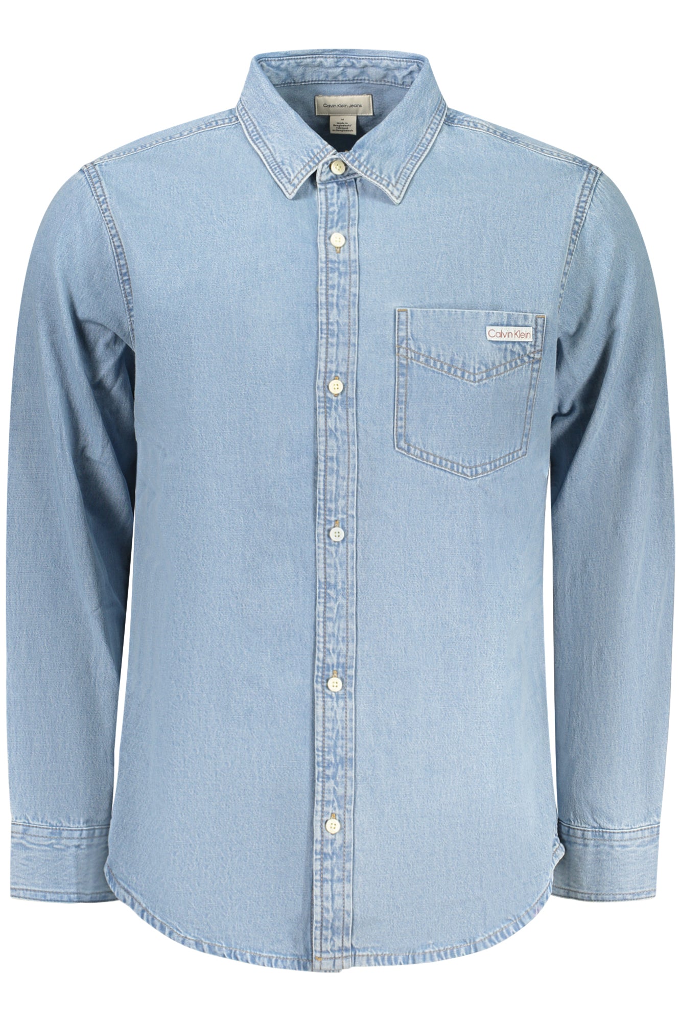 CALVIN KLEIN Herren Hemden – Jeans günstig online kaufen Hellblau