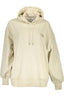 CALVIN KLEIN Sweatshirt Damen Beige – Kapuzenpullover aus recycelter Baumwolle Beige