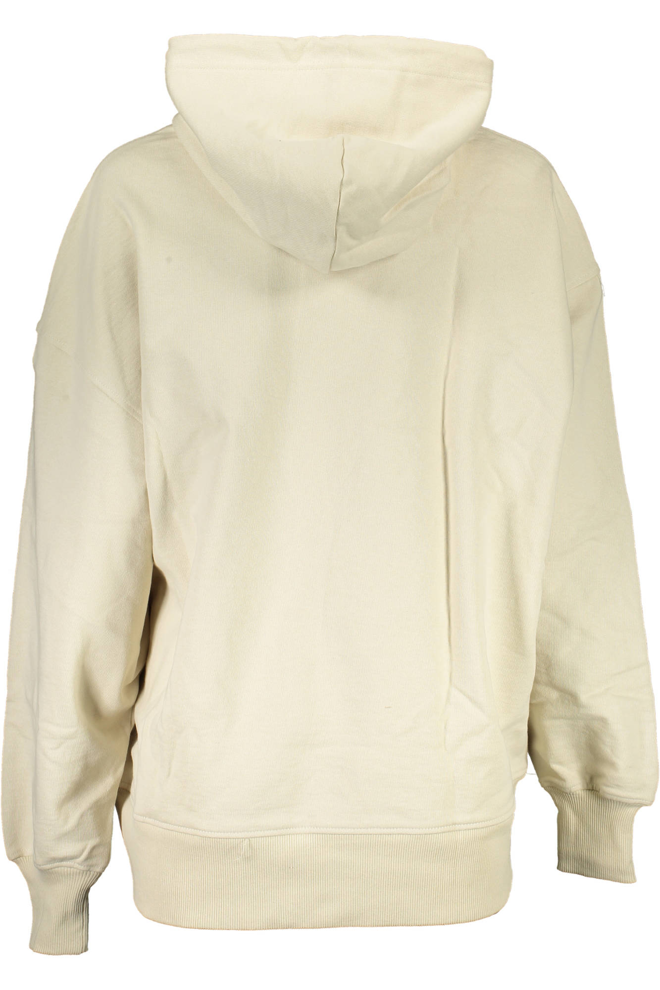 CALVIN KLEIN Sweatshirt Damen Beige – Kapuzenpullover aus recycelter Baumwolle Beige