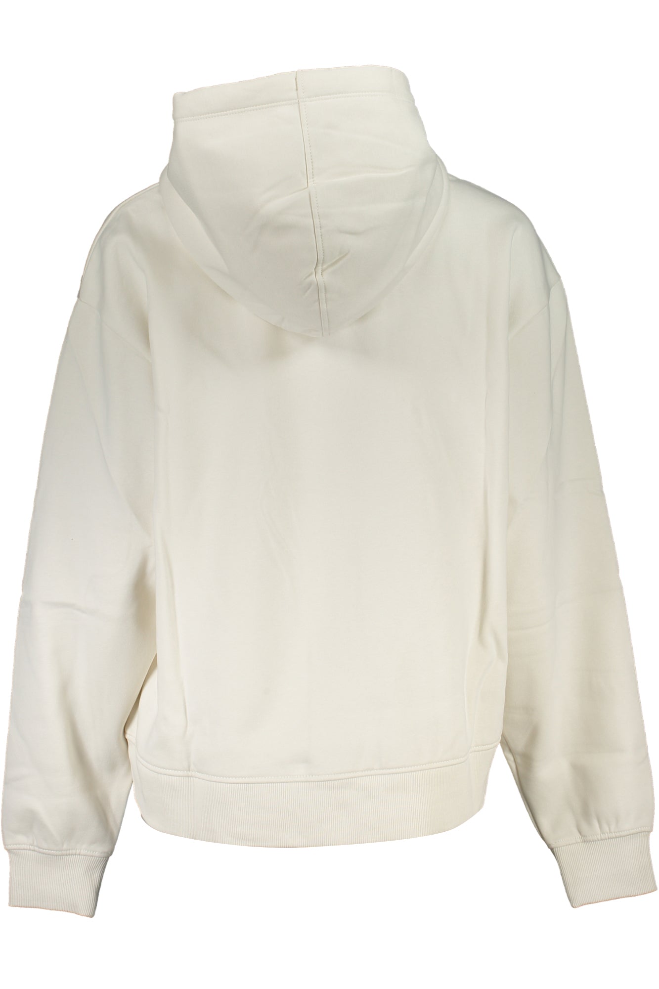 CALVIN KLEIN Damen-Sweatshirt mit Reißverschluss Weiß – Kapuzenpullover für Herbst/Winter Weiß
