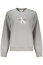 CALVIN KLEIN SWEATSHIRT OHNE REISSVERSCHLUSS DAMEN GRAU