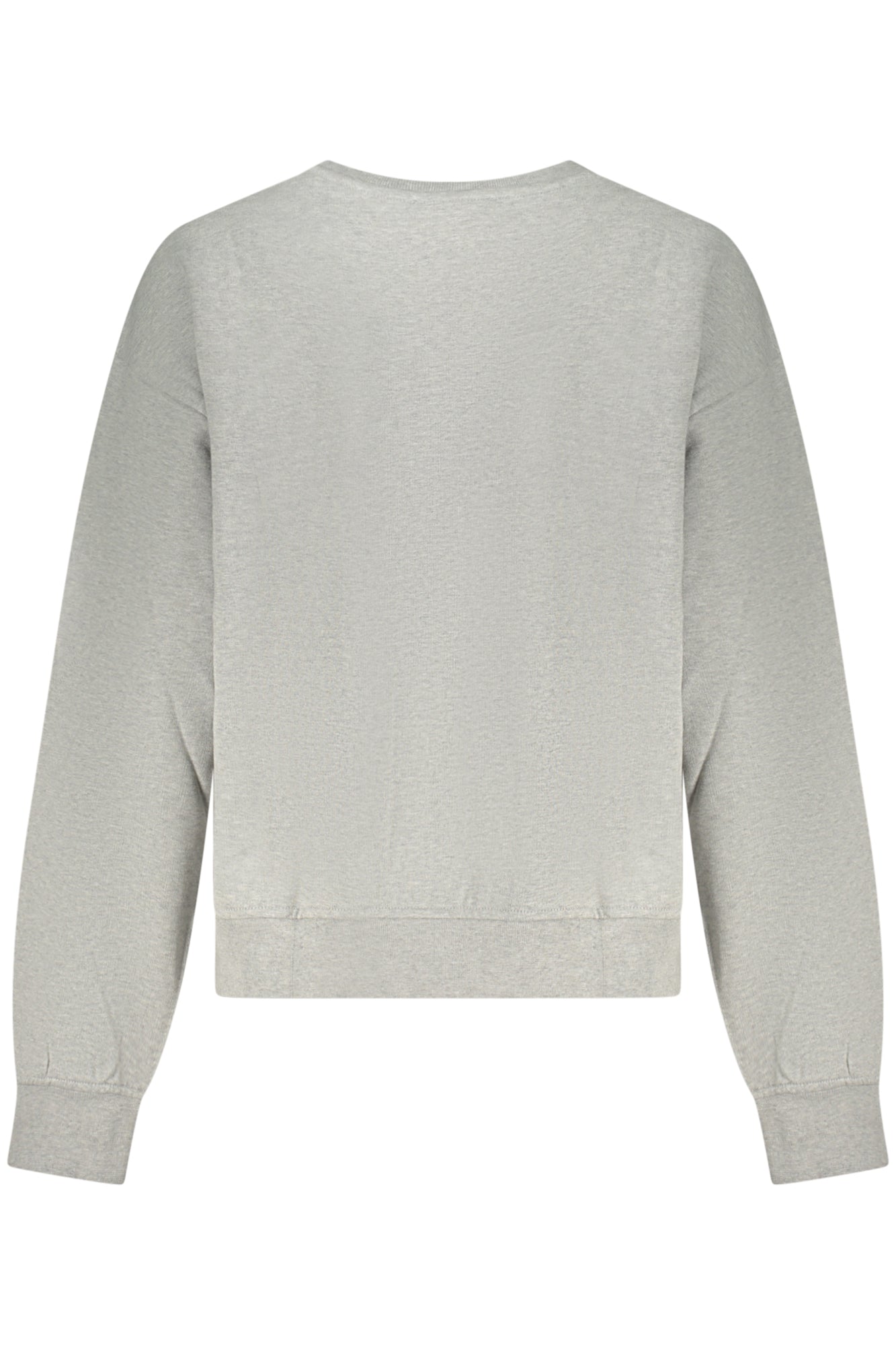CALVIN KLEIN Damen-Sweatshirt mit Reißverschluss – Schwarz | Gebürstet & Logo Grau