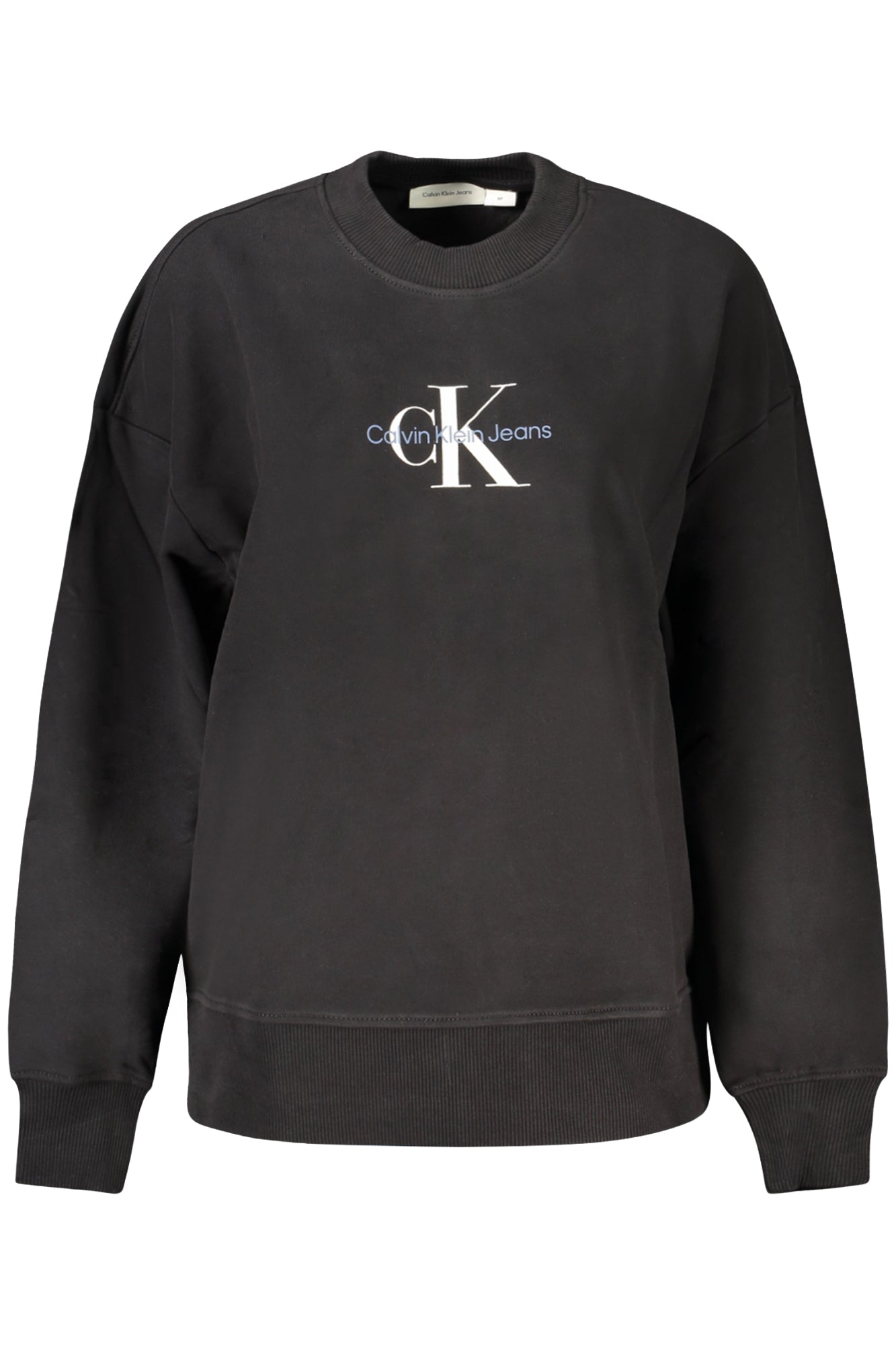 Calvin Klein Sweatshirt Ohne Reissverschluss Damen Schwarz Schwarz