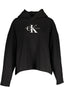 CALVIN KLEIN Damen Sweatshirt – Kapuzenpullover Schwarz für Herbst/Winter Schwarz