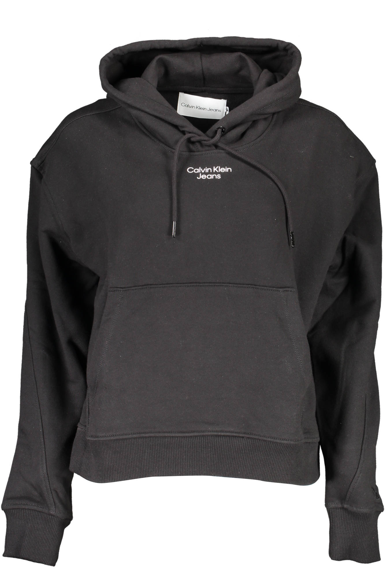 Calvin Klein Sweatshirt Ohne Reissverschluss Damen Schwarz Schwarz
