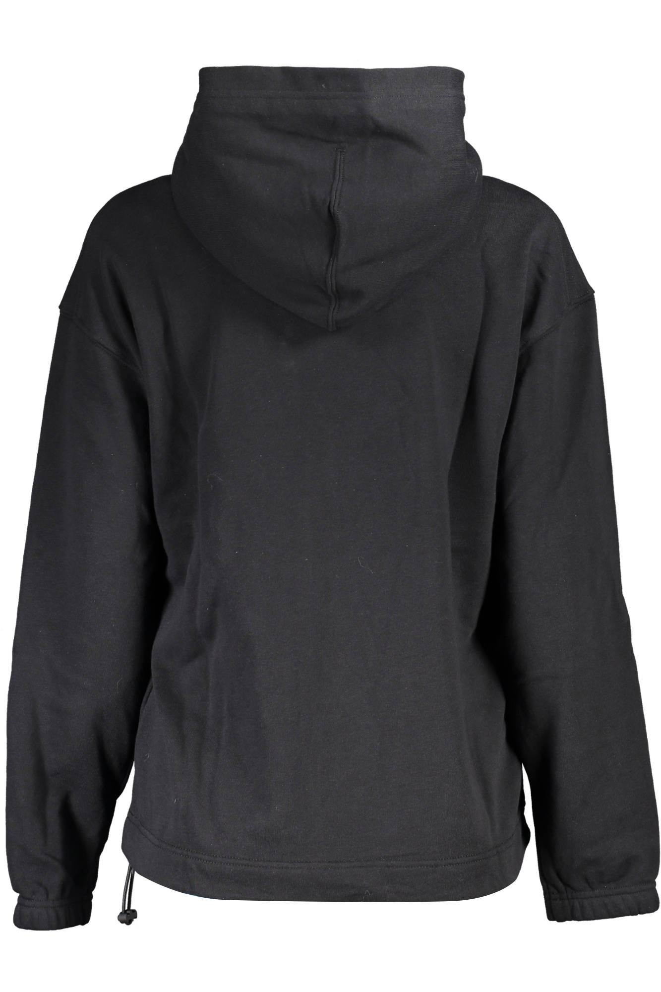 CALVIN KLEIN Damen Sweatshirt Weiß – Kapuzenpullover mit Logo für Freizeit Schwarz