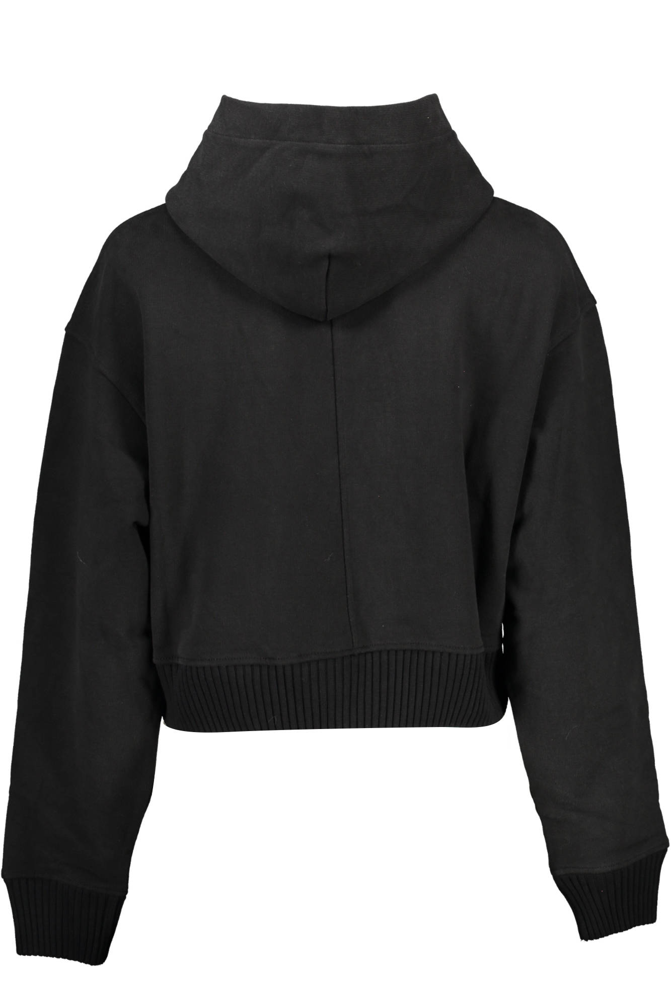 Calvin Klein Damen Sweatshirt Ohne Reissverschluss Schwarz Schwarz