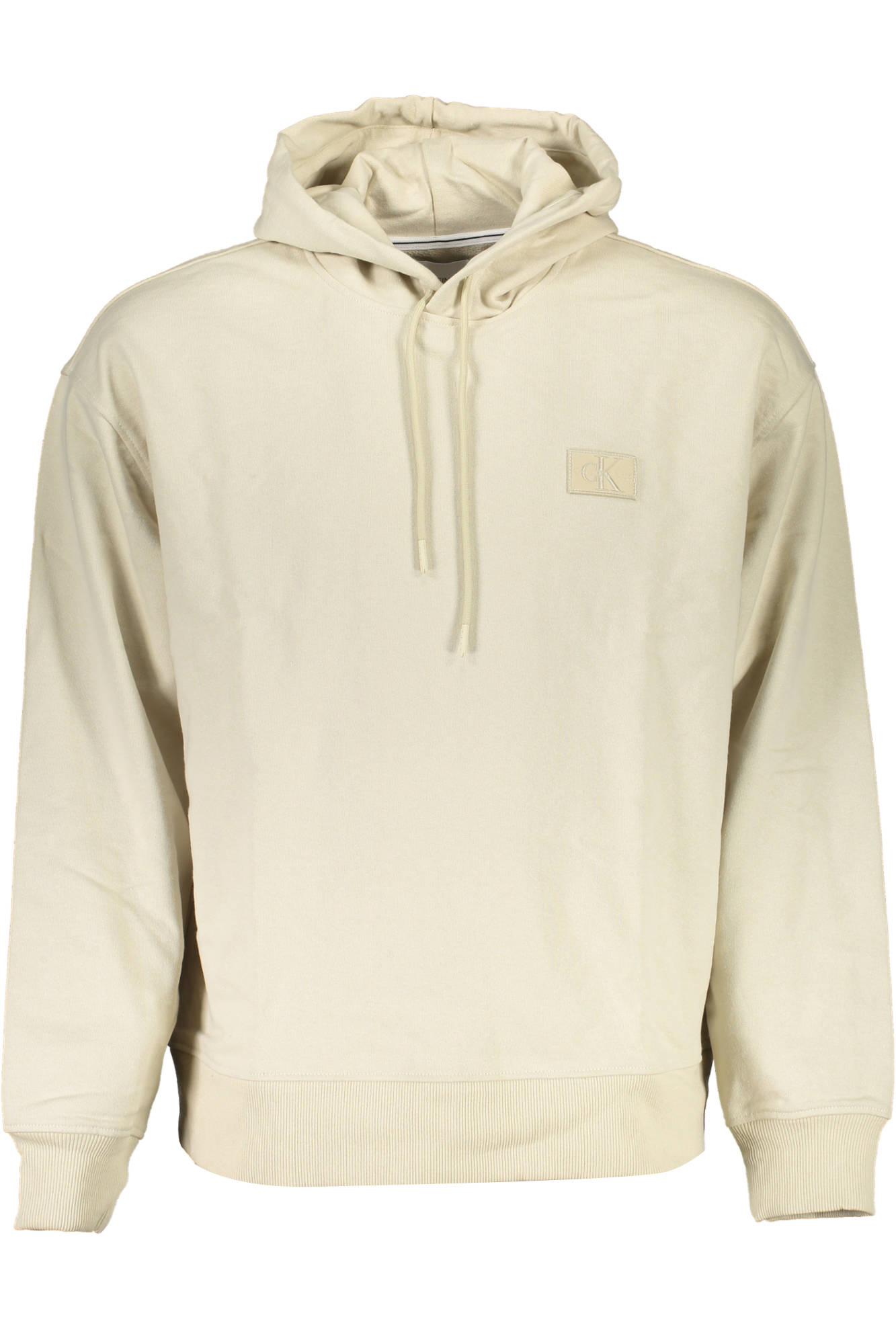 Calvin Klein Sweatshirt Herren – Kapuzenpullover aus recycelter Baumwolle | Beige Beige