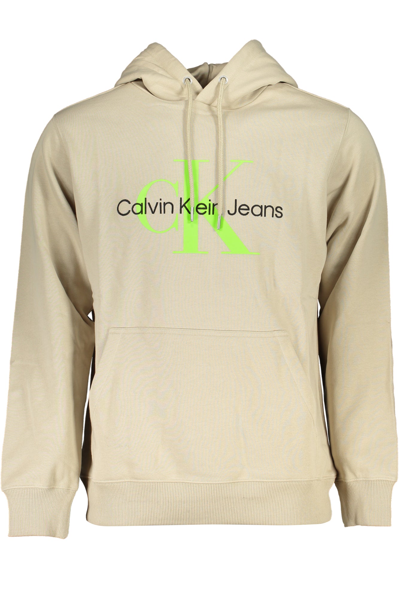 Calvin Klein Weiss Herren Sweatshirt Ohne Reissverschluss Beige
