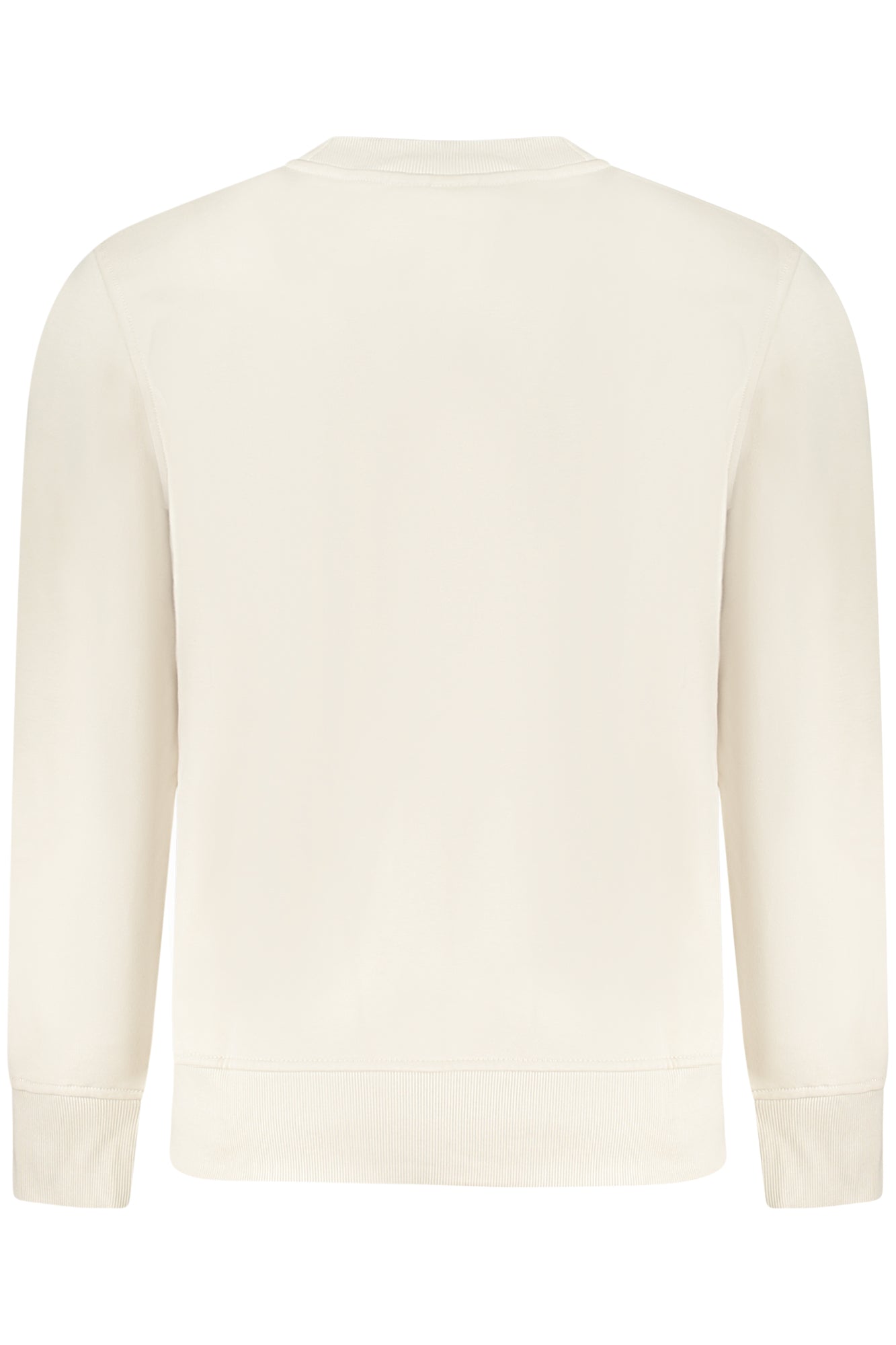 Calvin Klein Sweatshirt Herren Beige – Runde Halsausschnitt mit Logo-Print Beige