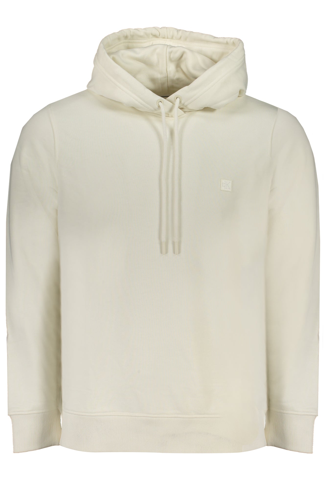 Calvin Klein Sweatshirt Herren Rot – Kapuzenpullover mit Logo-Applikation Weiß