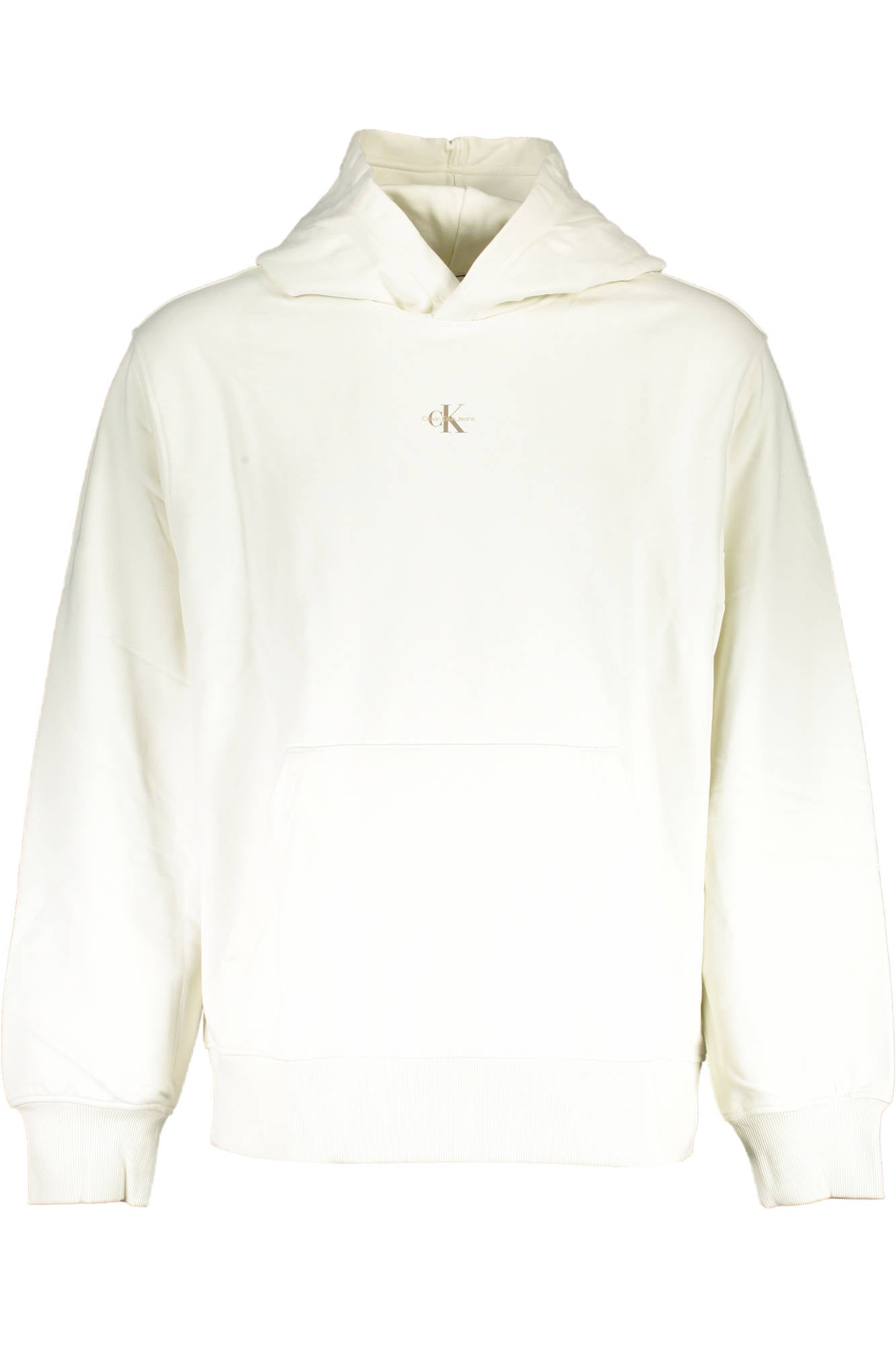 CALVIN KLEIN Herren Sweatshirt – mit Kapuze, Langarm Weiß