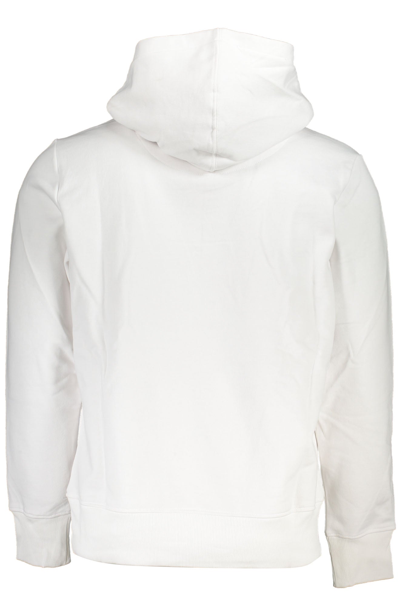 Calvin Klein Weisses Sweatshirt Für Herren Mit Reissverschluss Weiß