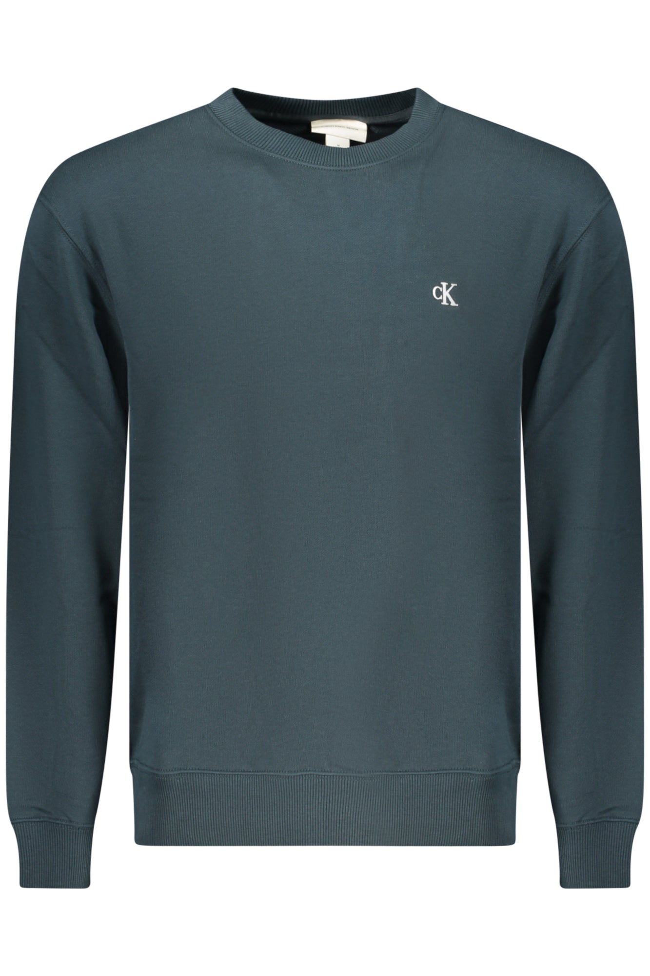 CALVIN KLEIN Sweatshirt Herren mit Reißverschluss – Weißes Logo-Sweatshirt Blau