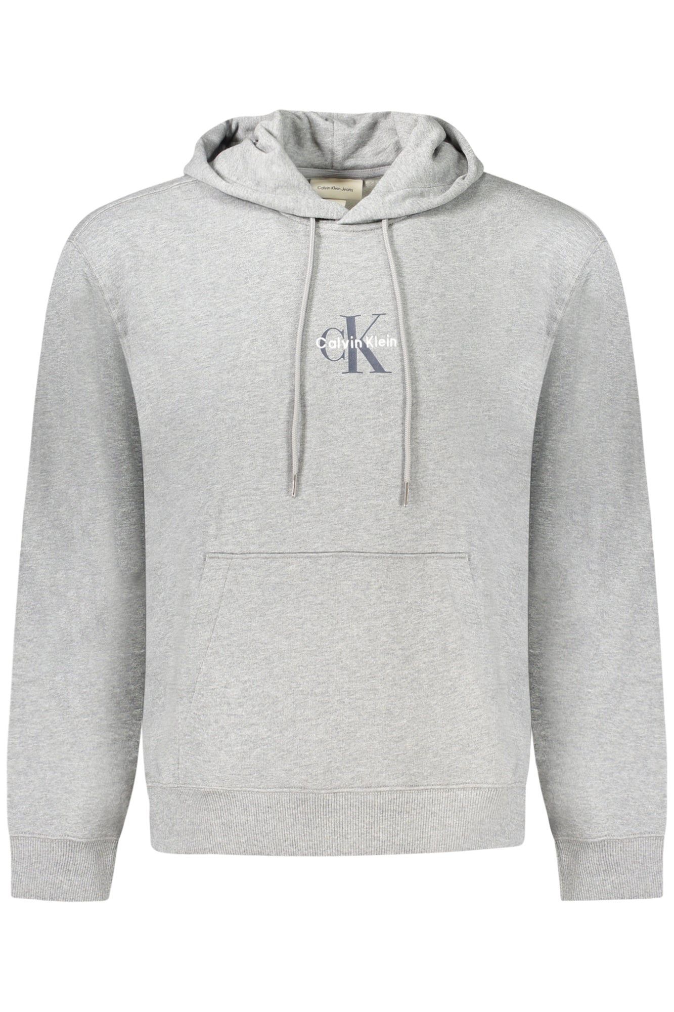 Calvin Klein Herren-Sweatshirt Mit Reissverschluss Blau Grau
