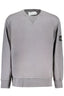 Calvin Klein Herren-Sweatshirt Grau Mit Reissverschluss Grau