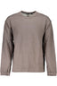 CALVIN KLEIN Sweatshirt Herren – Blaues Langarm-Sweatshirt mit Logo Braun