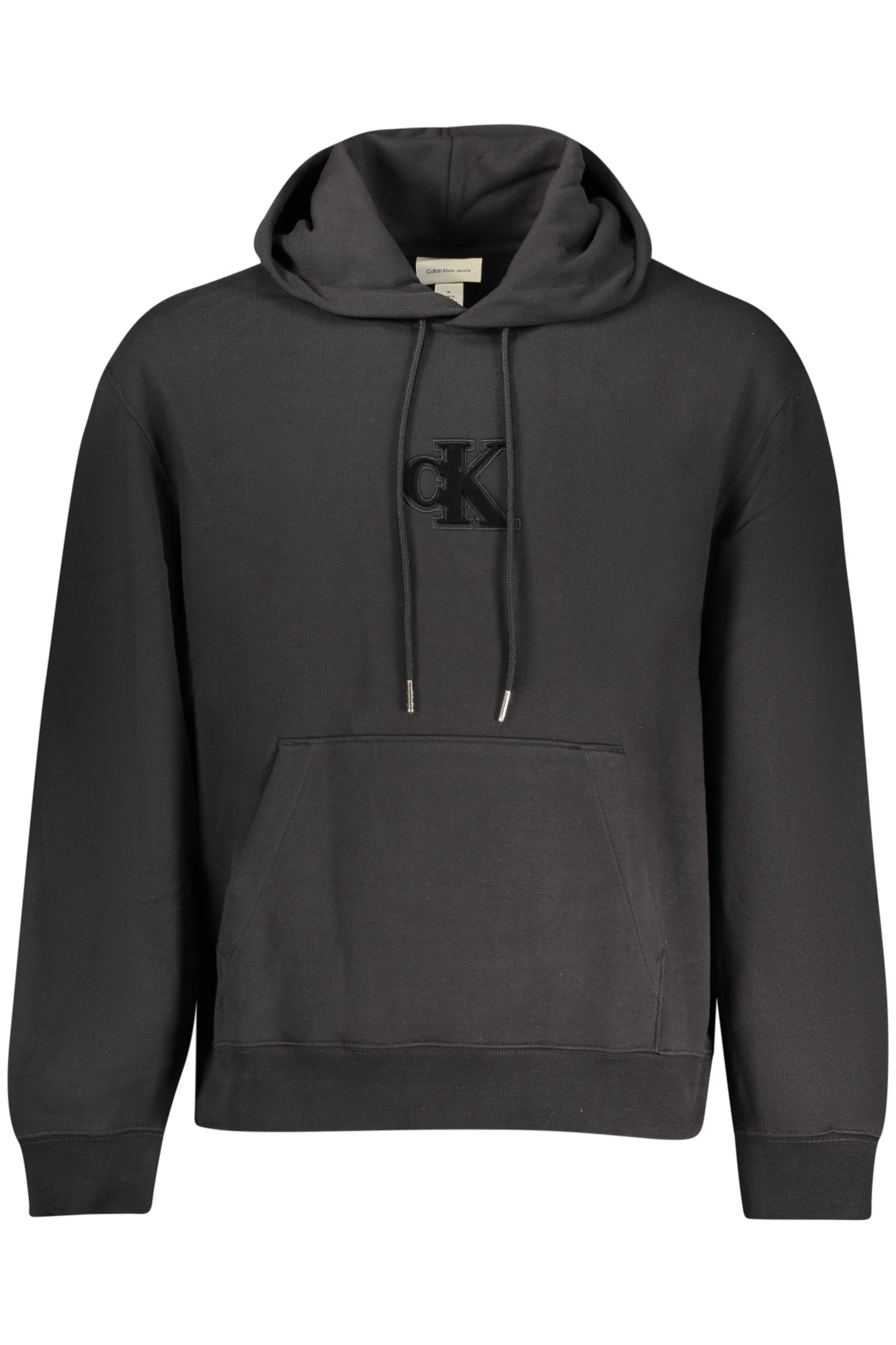 Calvin Klein Herren Schwarzes Sweatshirt Mit Reissverschluss Schwarz
