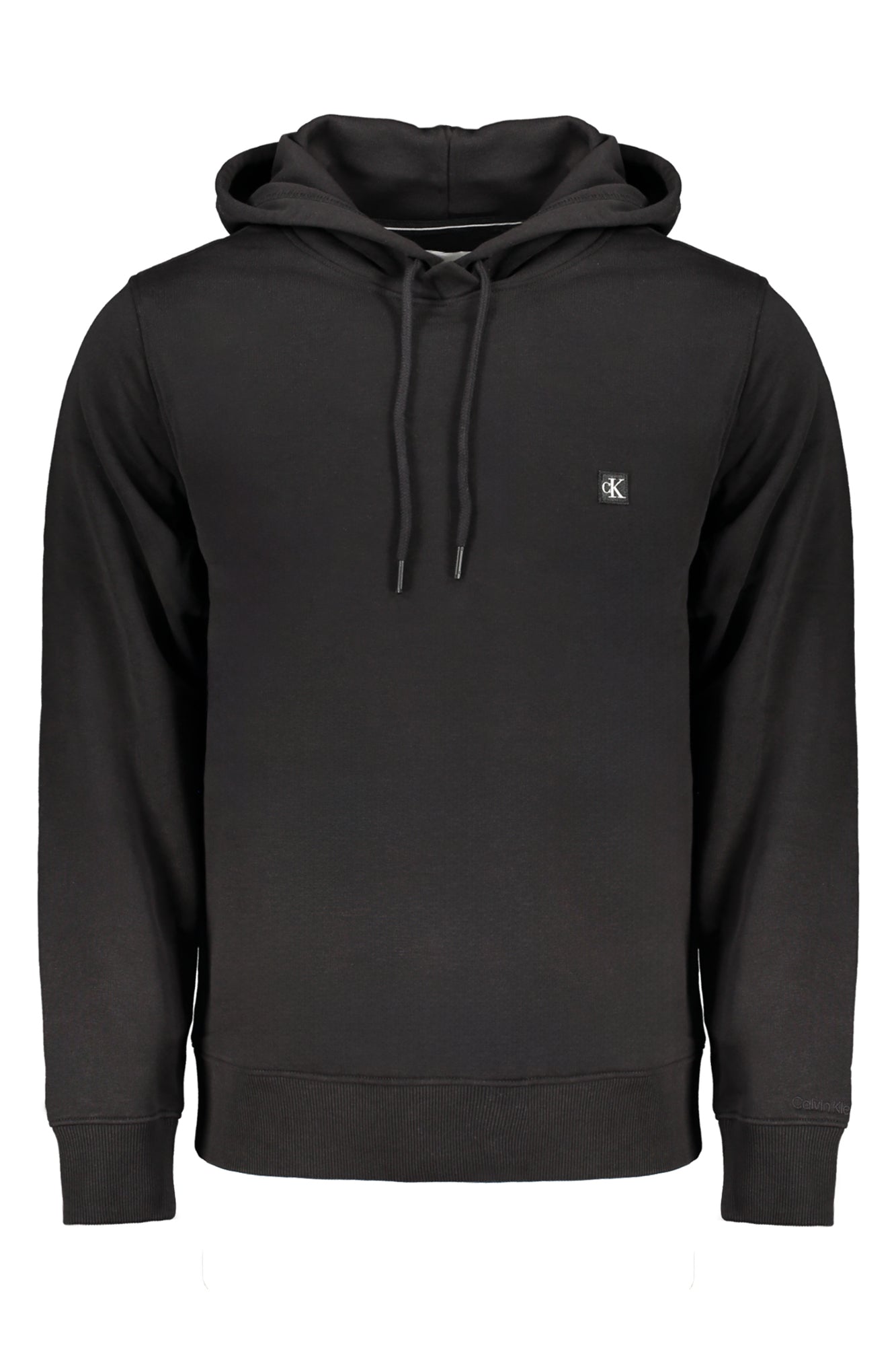 Calvin Klein Sweatshirt Herren Rot – Kapuzenpullover mit Logo-Applikation Schwarz