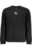 Calvin Klein Schwarzes Herren-Sweatshirt Mit Reissverschluss Schwarz