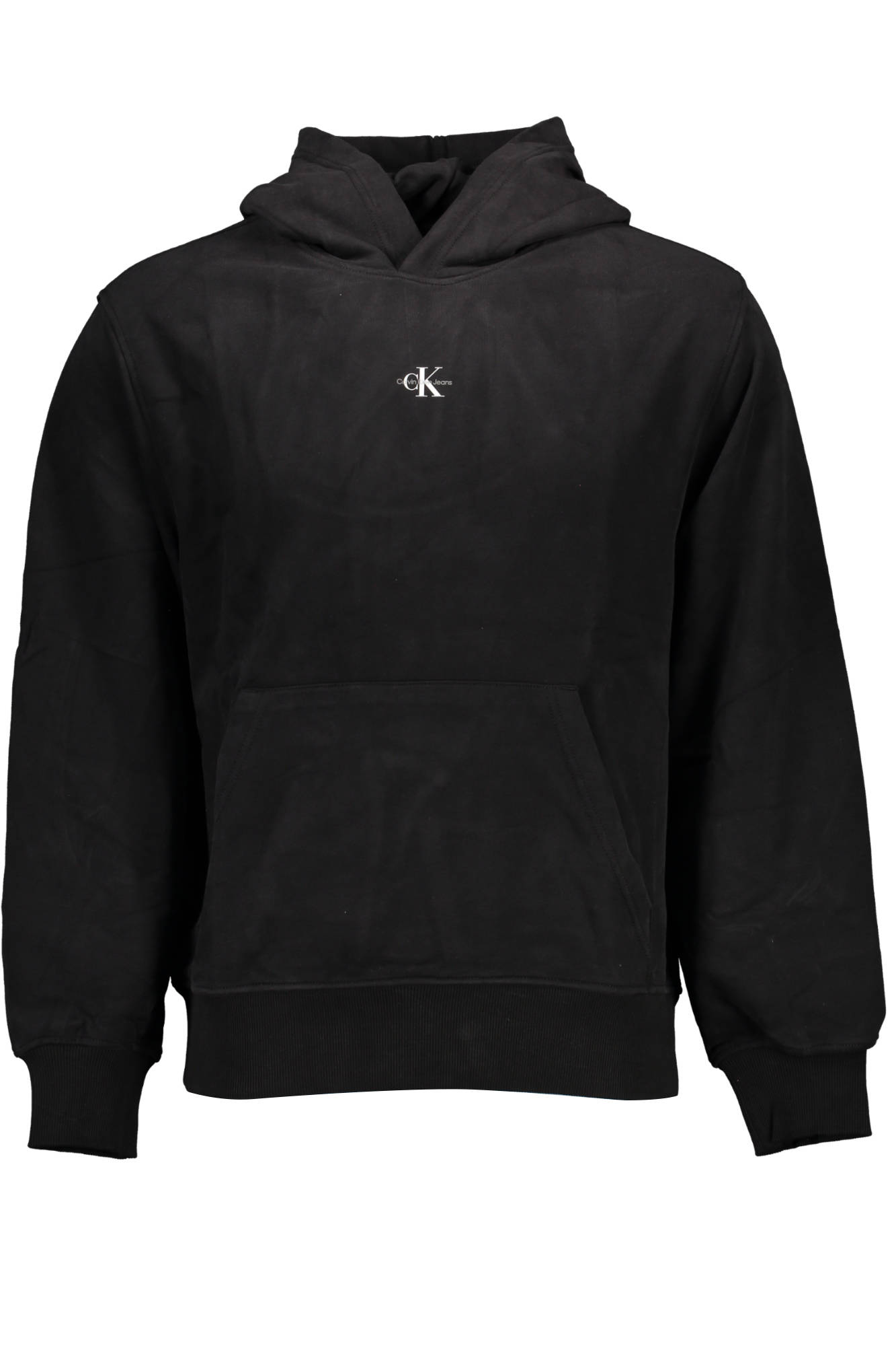 Calvin Klein Herren Schwarzes Sweatshirt Mit Reissverschluss Schwarz