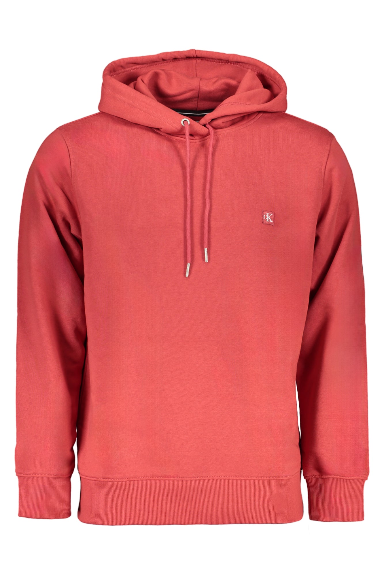 Calvin Klein Sweatshirt Herren Rot – Kapuzenpullover mit Logo-Applikation Rot