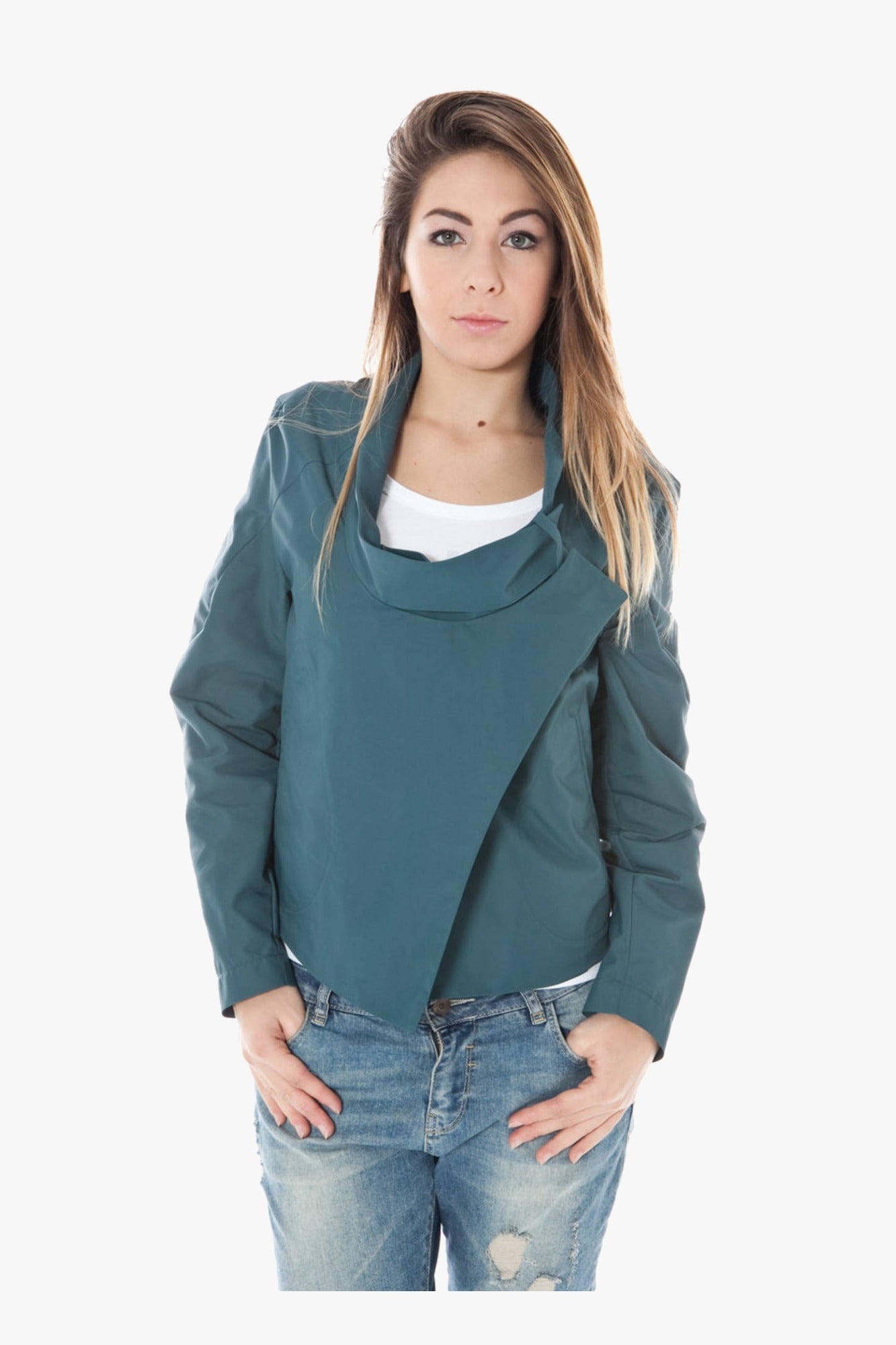 CALVIN KLEIN Damen-Sportjacke Grün – Italienische Qualität für Herbst/Winter Grün