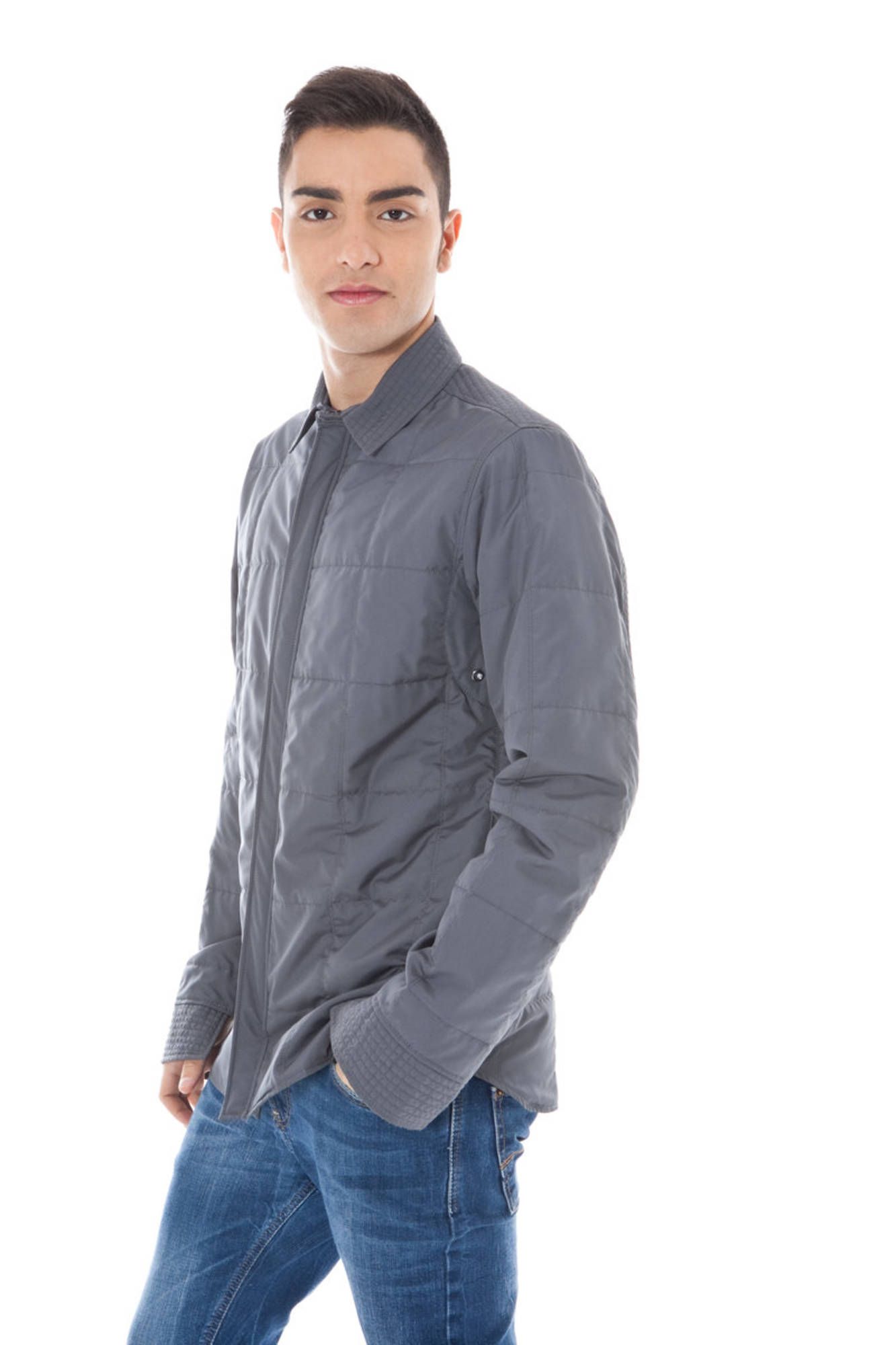 Calvin Klein Sportjacke Herren Grau – Italienische Qualität für Herbst/Winter Grau