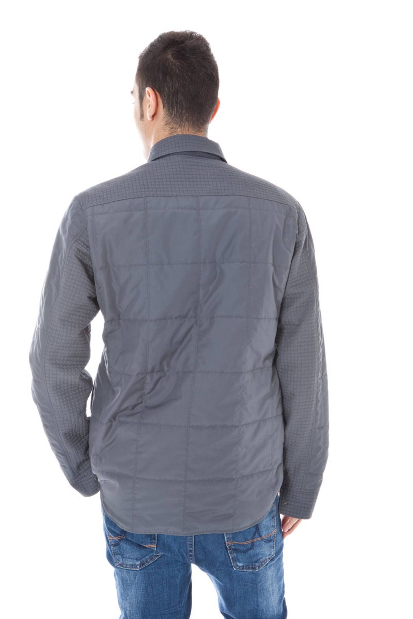 Calvin Klein Sportjacke Herren Grau – Italienische Qualität für Herbst/Winter Grau