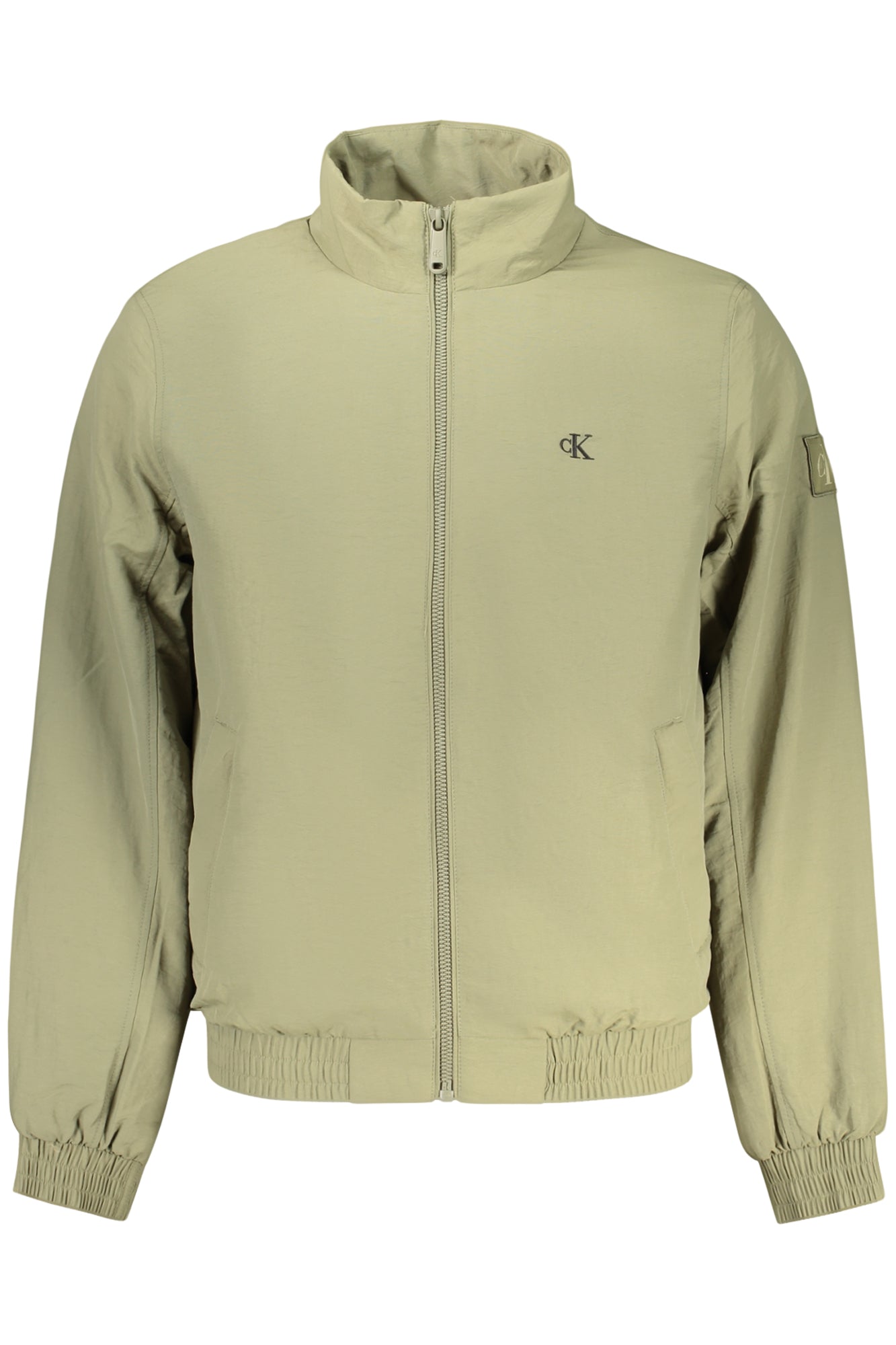 CALVIN KLEIN Herren Jacke – Langärmlige Jacke, mit Taschen Grün