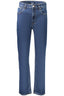 CALVIN KLEIN Damen Jeans – mit Taschen, mit Reißverschluss Blau