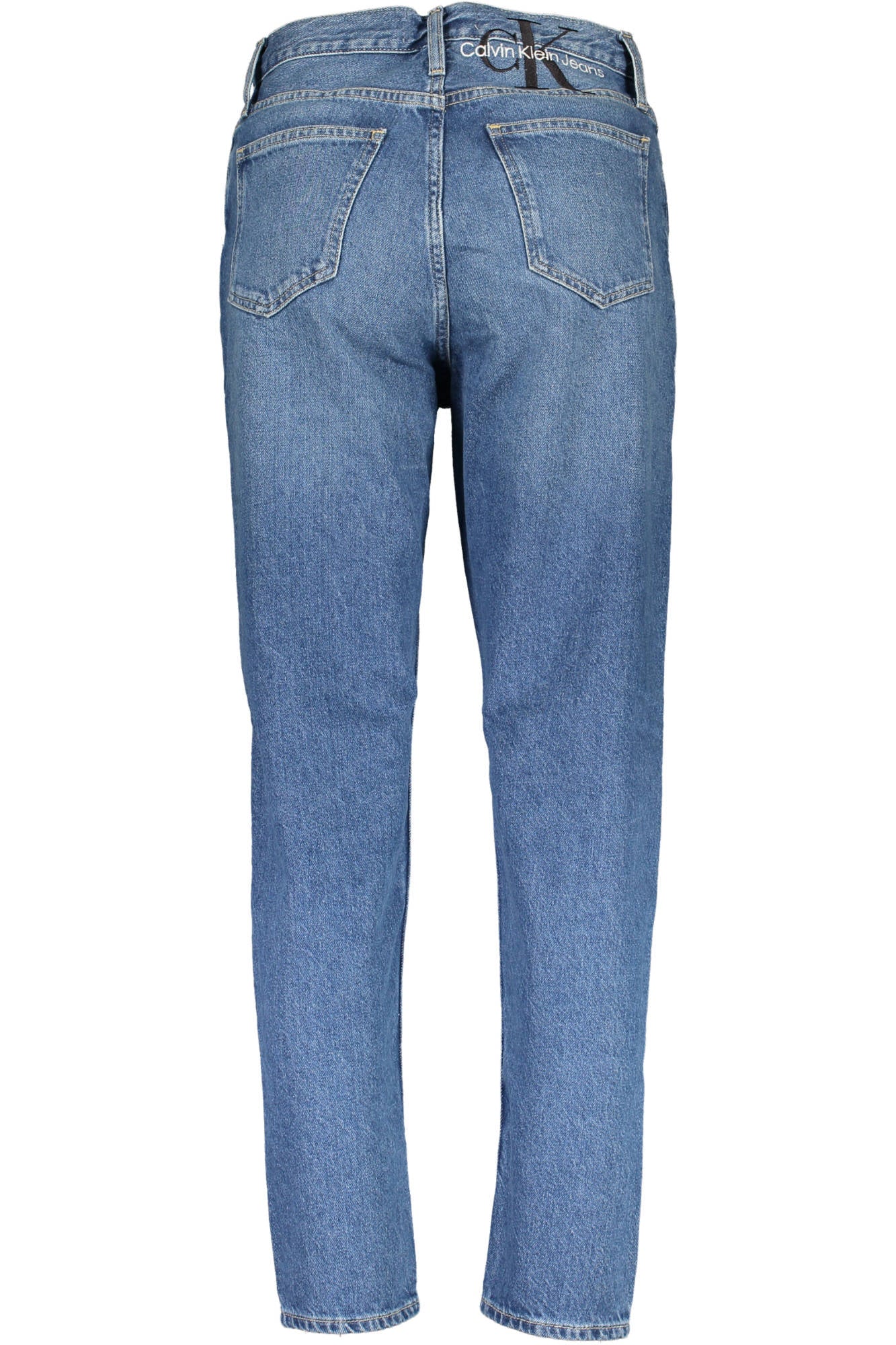CALVIN KLEIN Damen-Jeans Blau – High Waist Denim mit verblasstem Effekt | soulluna.de Blau