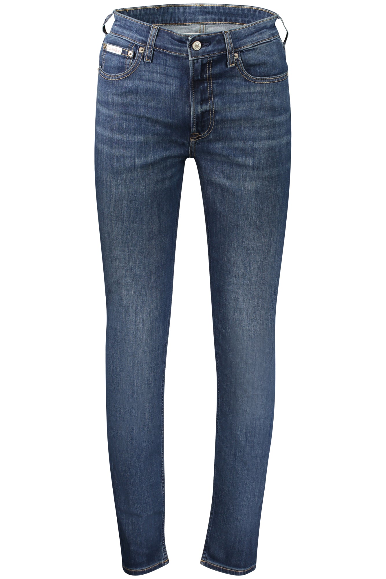 CALVIN KLEIN Herren Jeans – mit Taschen, mit Reißverschluss Blau