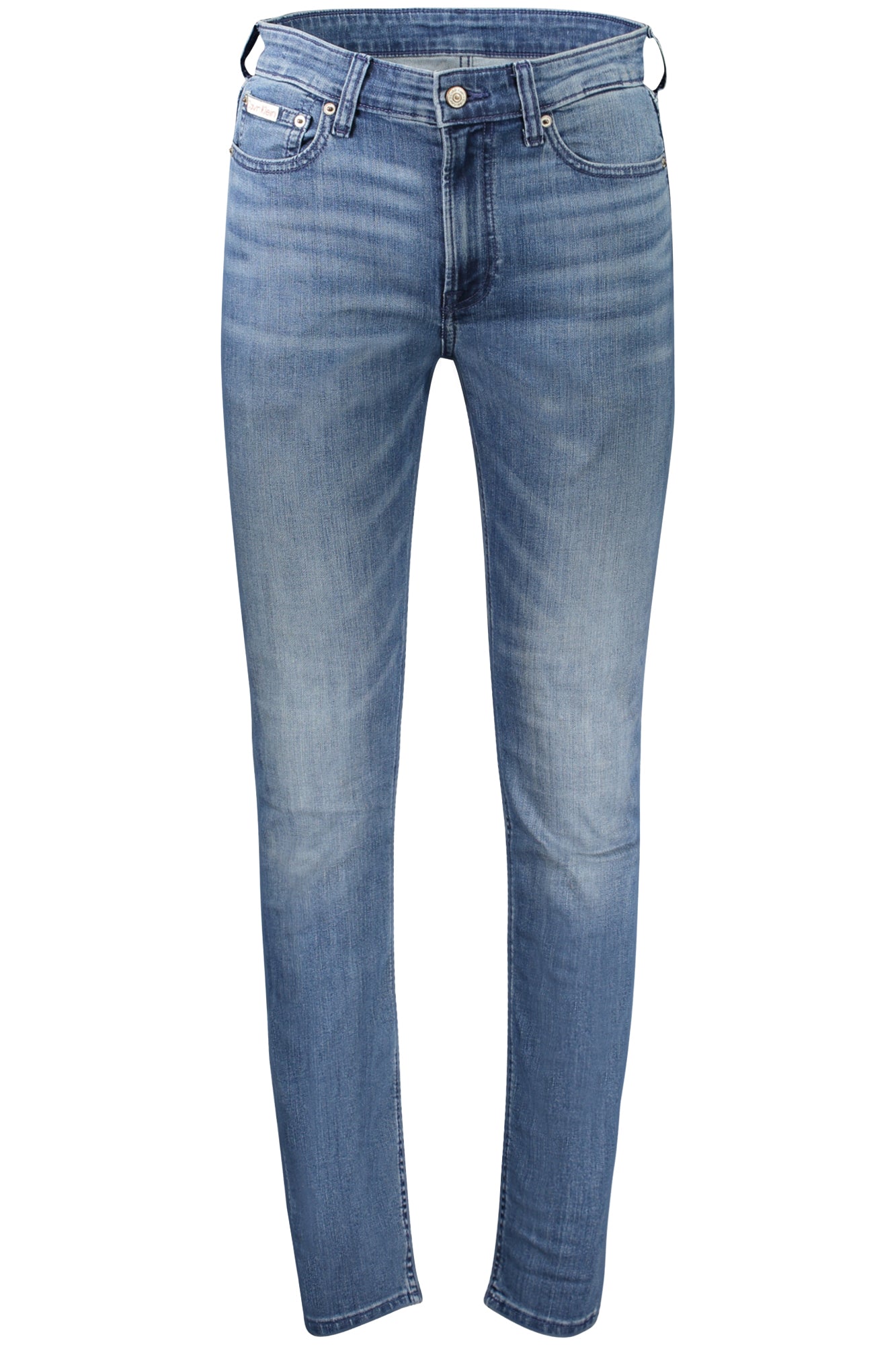 CALVIN KLEIN Herren Jeans – mit Taschen, mit Reißverschluss Blau