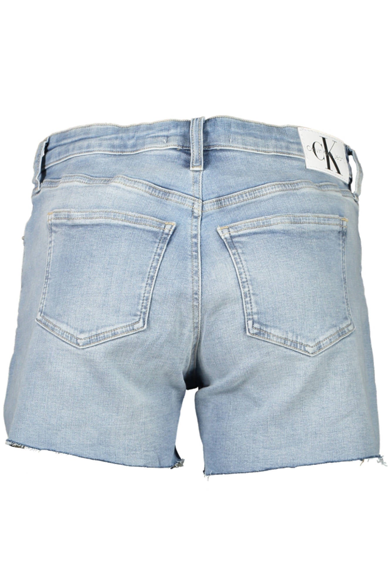 CALVIN KLEIN Jeansshorts Damen Hellblau – 20% recycelte Baumwolle | soulluna.de Hellblau