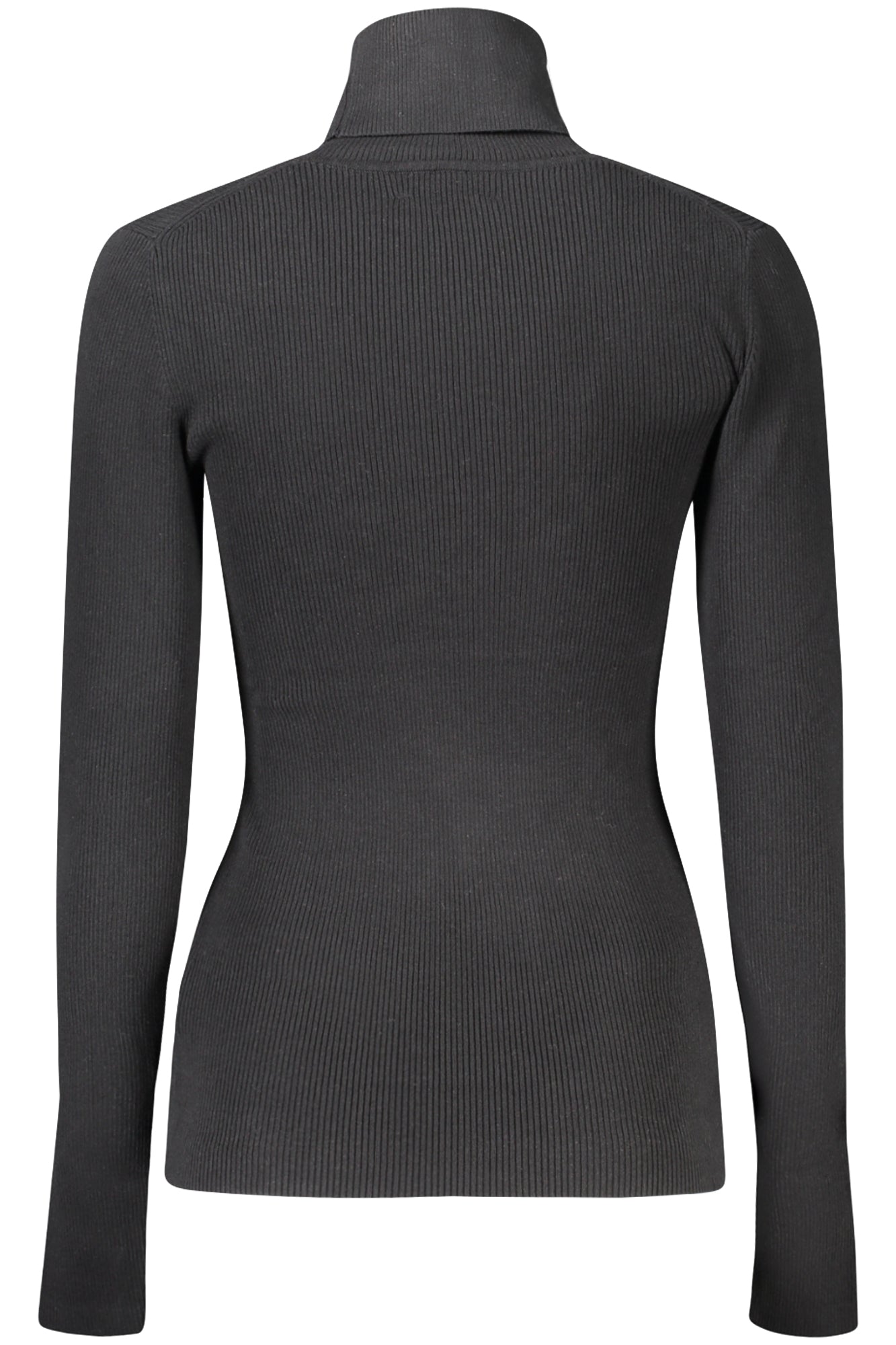 CALVIN KLEIN Damen Oberteile – Rollkragen, aus Baumwolle Schwarz