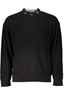 CALVIN KLEIN Herren-Trikot schwarz – Langarm mit Logo-Stickerei aus Baumwolle Schwarz