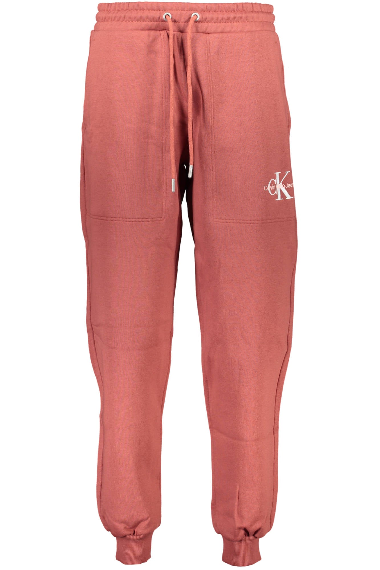 CALVIN KLEIN Rote Damenhose – Jogginghose mit Fleecefutter für Herbst/Winter Rot