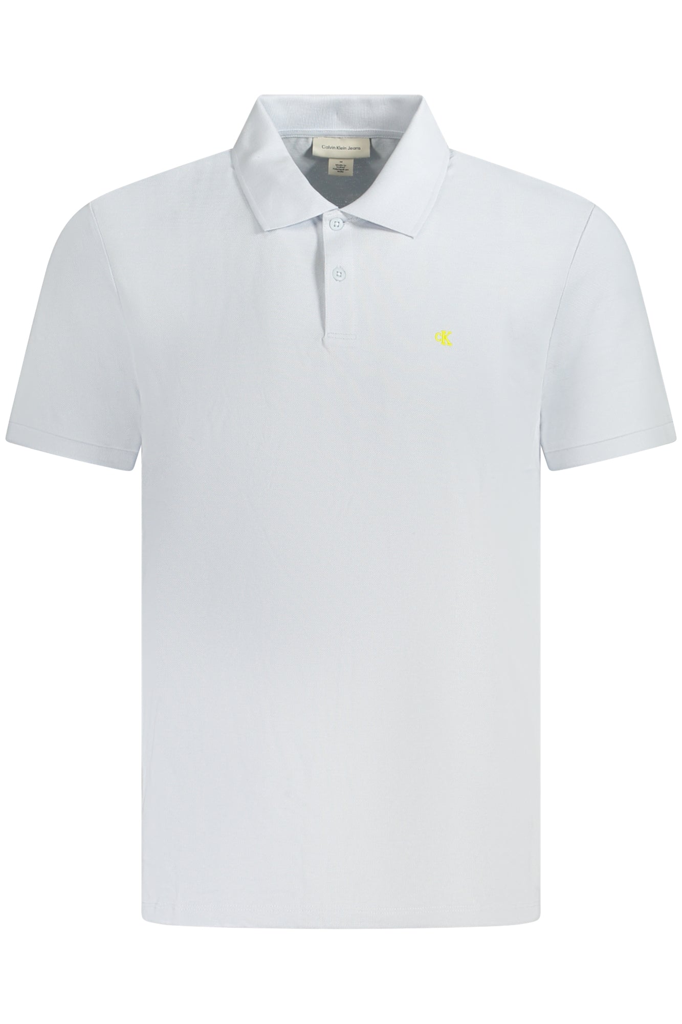 Calvin Klein Poloshirt Herren – Weißes Kurzarm Polo aus Baumwolle | soulluna.de Hellblau