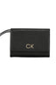 Calvin Klein Damenbrieftasche Schwarz Schwarz