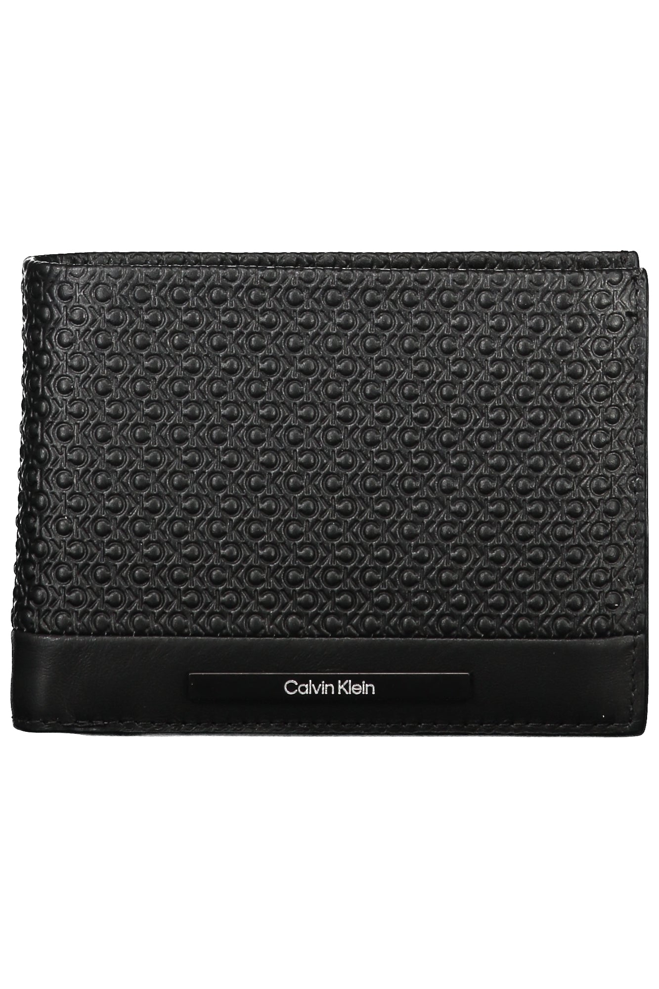 Calvin Klein Schwarze Herrenbrieftasche Schwarz