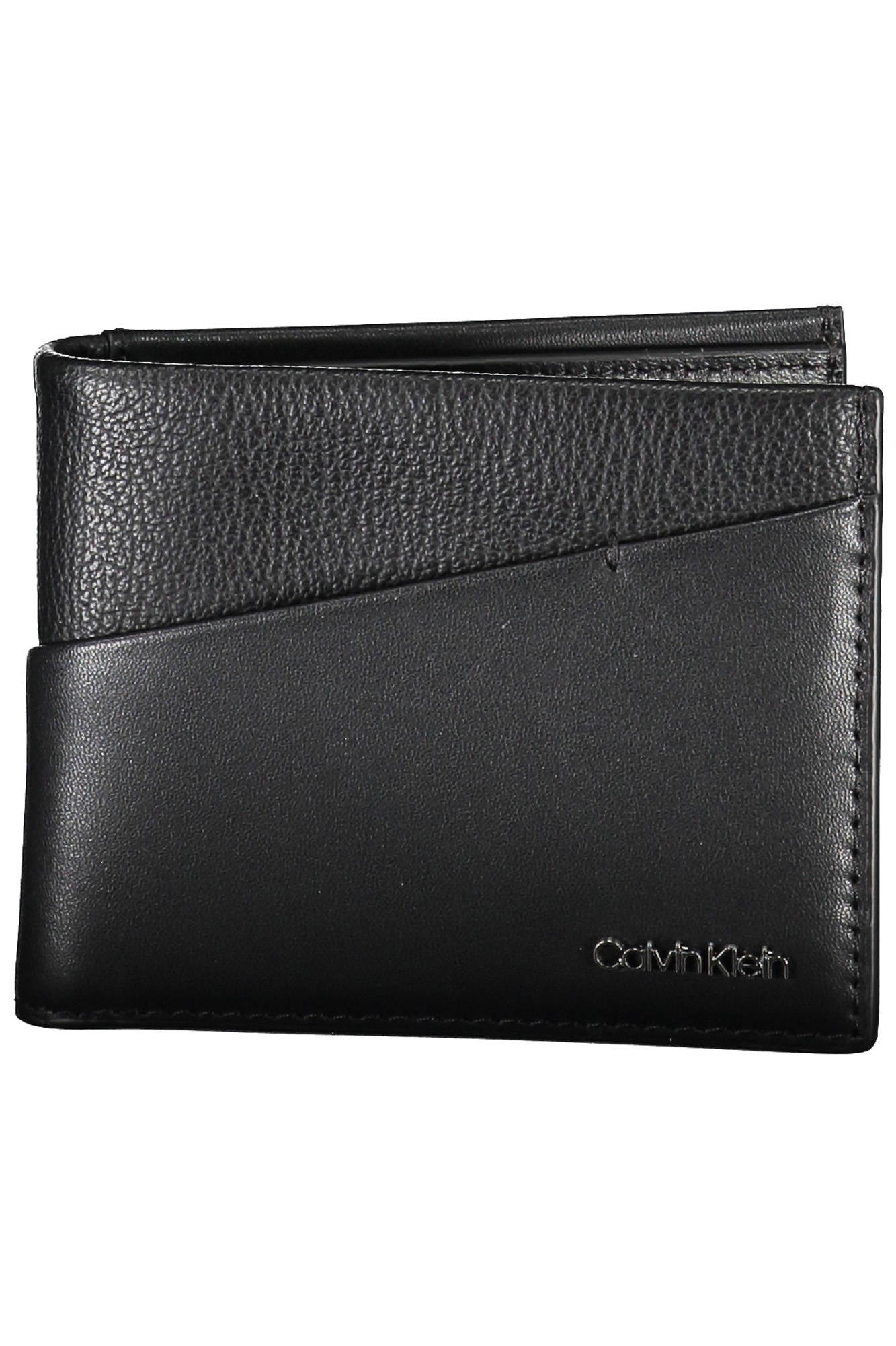 Calvin Klein Schwarze Herrenbrieftasche Schwarz