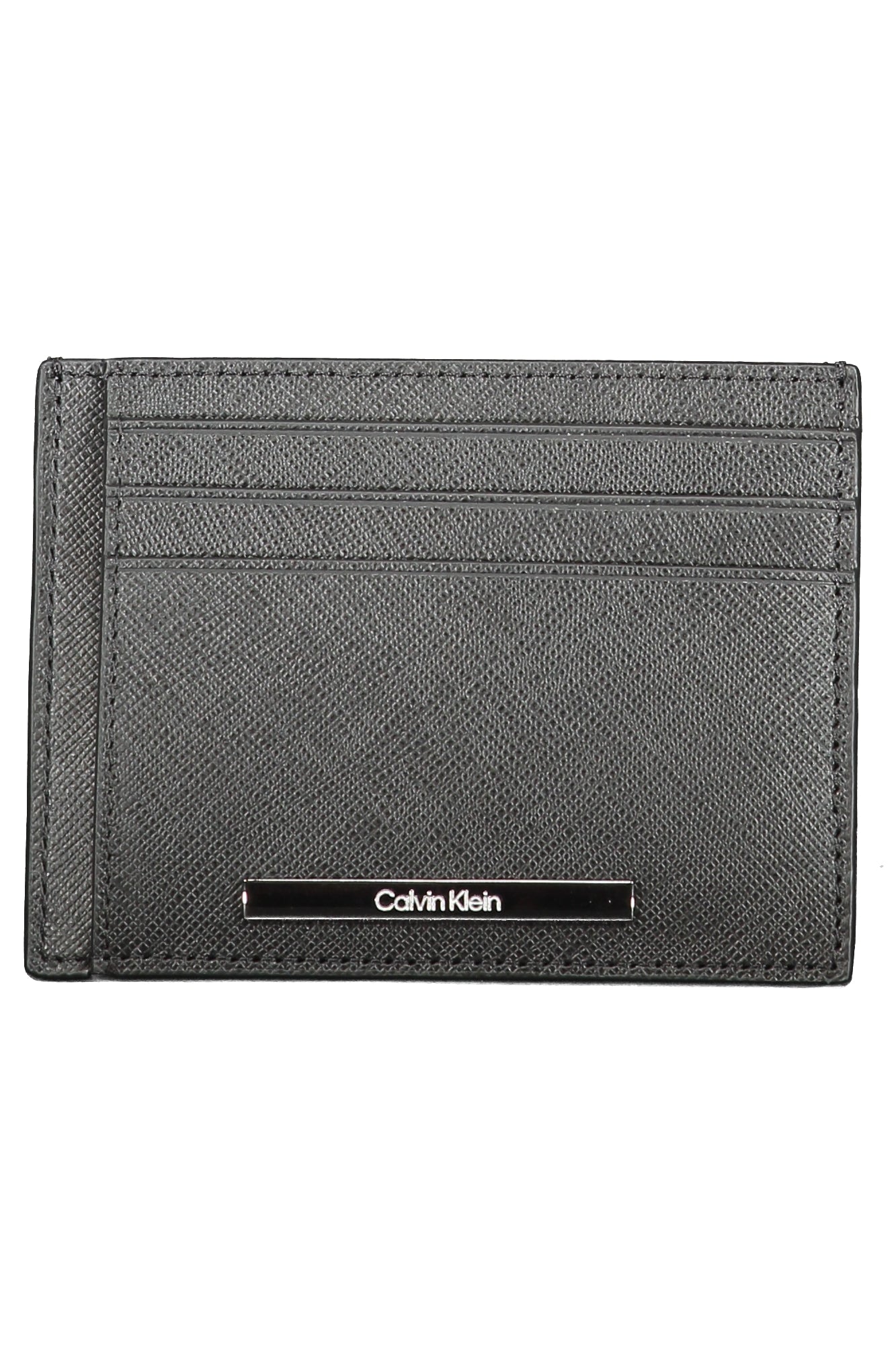Calvin Klein Schwarze Herrenbrieftasche Schwarz