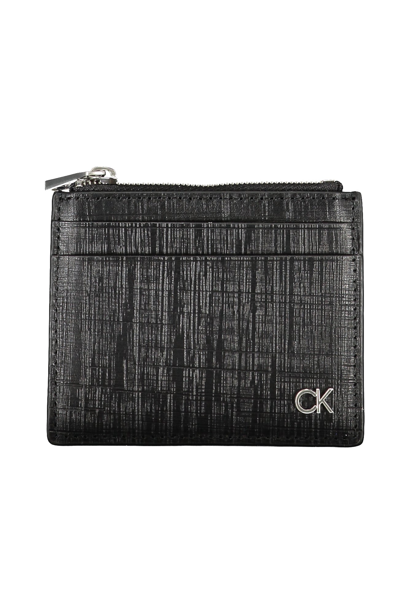 Calvin Klein Schwarze Herrenbrieftasche Schwarz