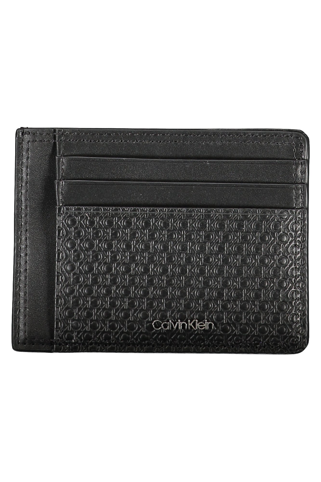 Calvin Klein Schwarze Herrenbrieftasche Schwarz