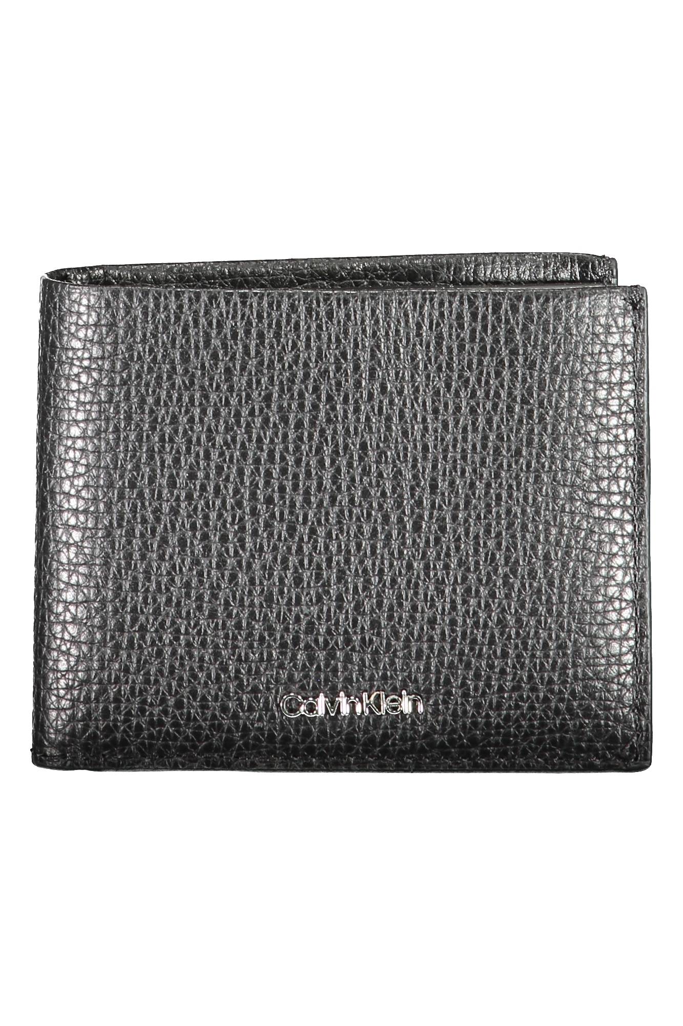 CALVIN KLEIN Geldbörse Herren – Schwarz aus 100% Leder mit RFID-Schutz Schwarz