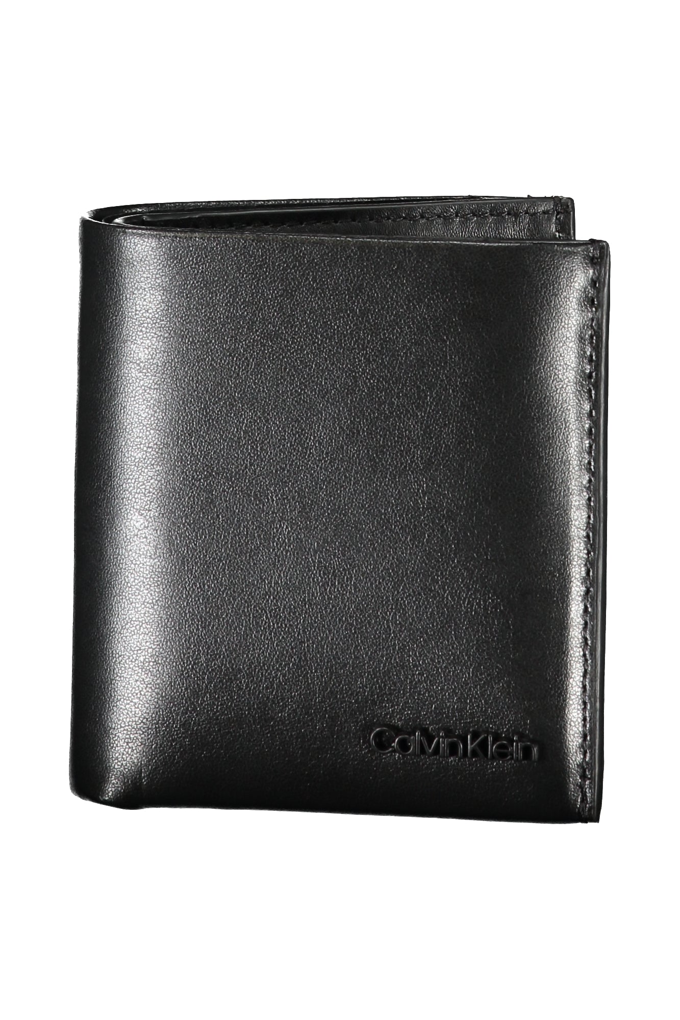 Calvin Klein Schwarze Herrenbrieftasche Schwarz