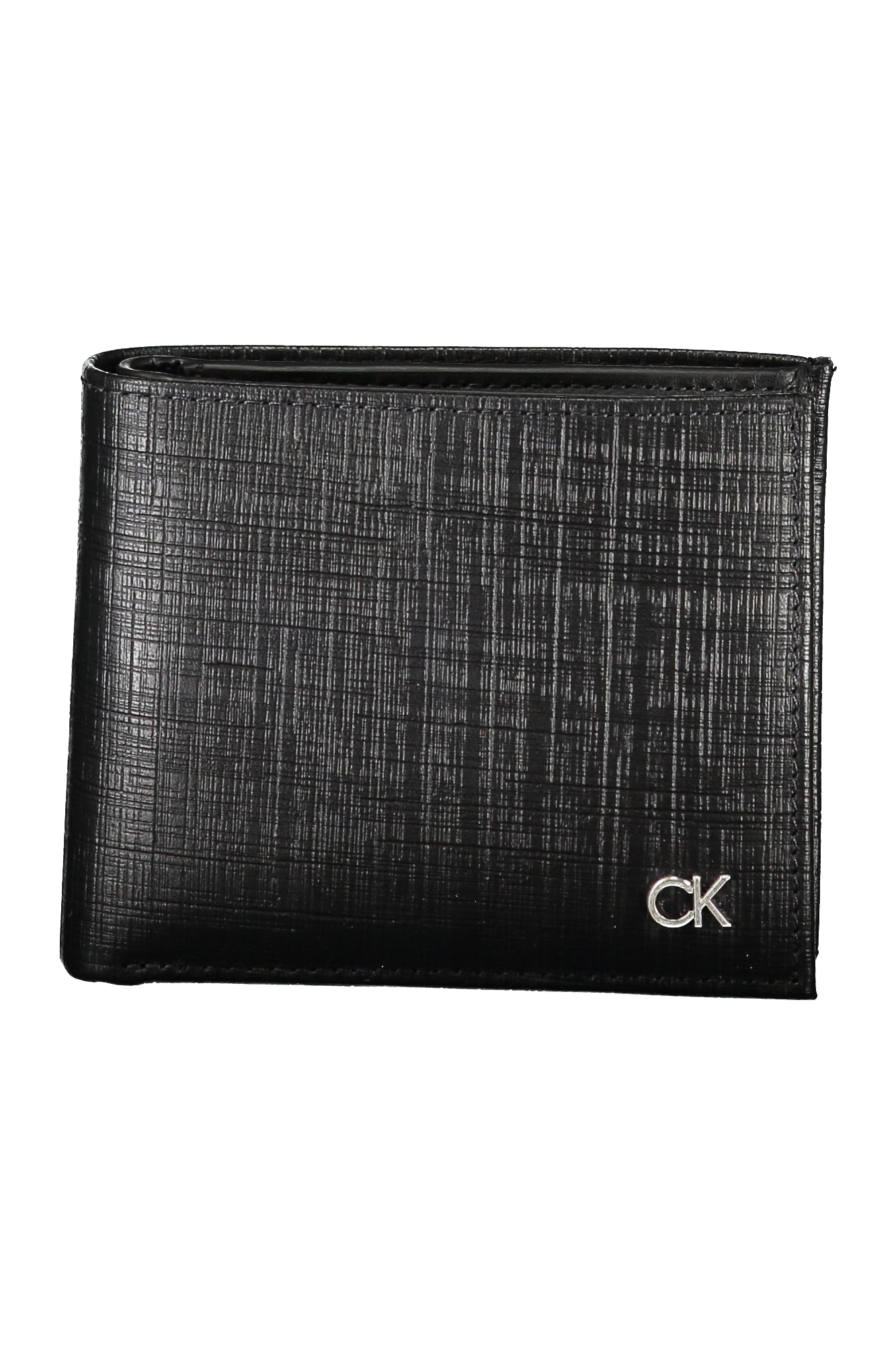 Calvin Klein Schwarze Herrenbrieftasche Schwarz